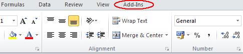 Excel Image Assistant icon on Excel 2010
